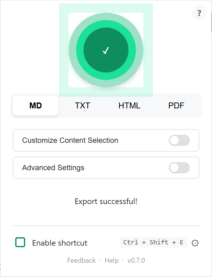 docXporter export successful